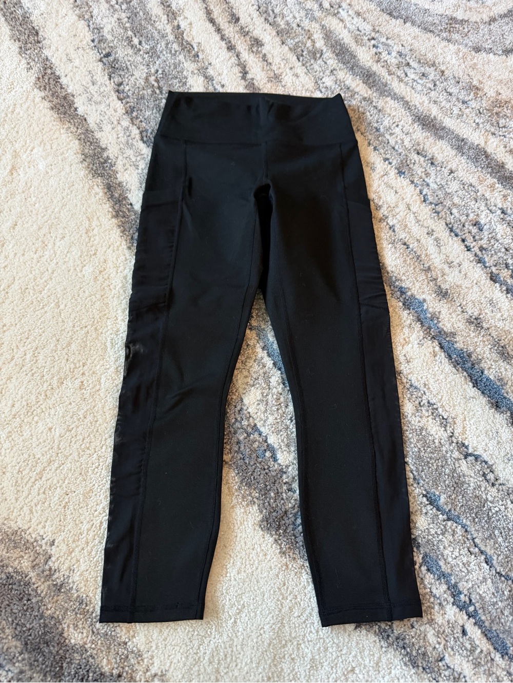 Fabletics Black Active Leggings with Side Pockets